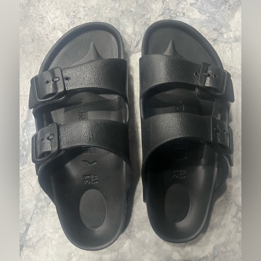 Birkenstock Kids Black Sandals 13 new - Picture 8 of 10